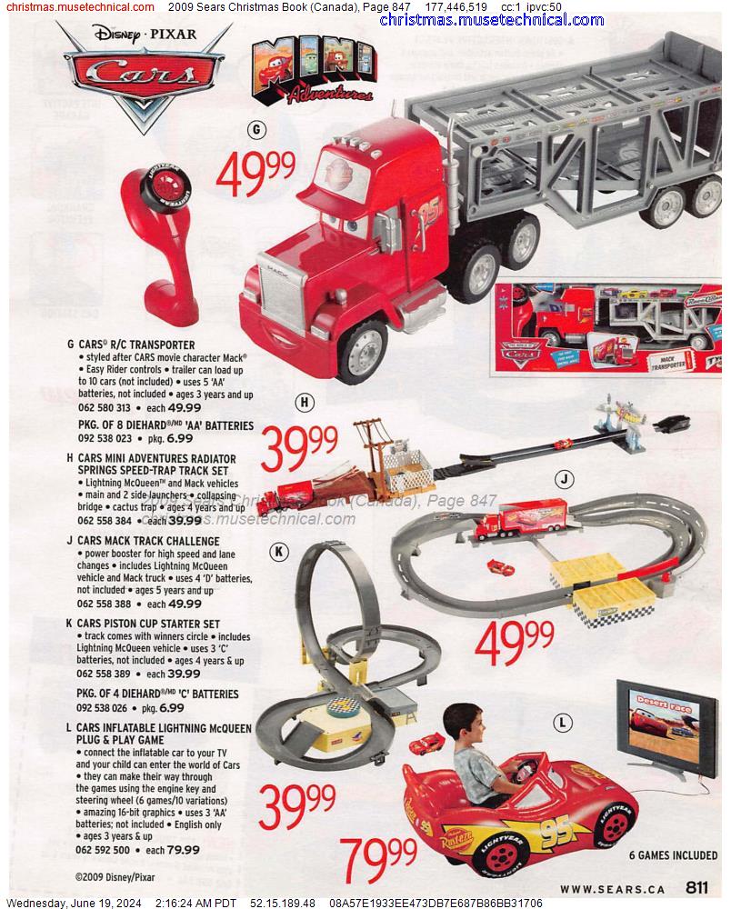 2009 Sears Christmas Book (Canada), Page 847