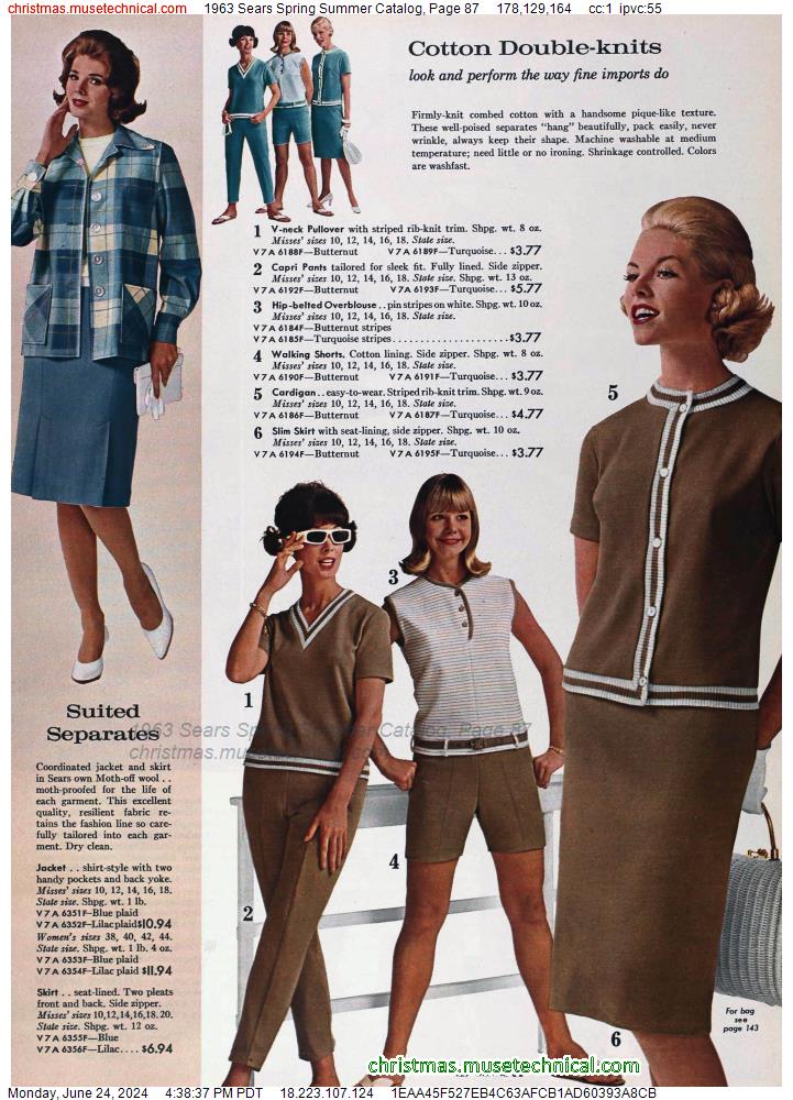 1963 Sears Spring Summer Catalog, Page 87