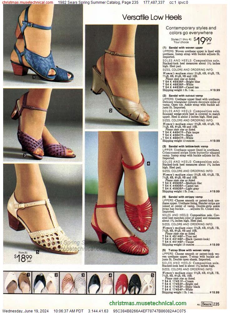 1982 Sears Spring Summer Catalog, Page 235