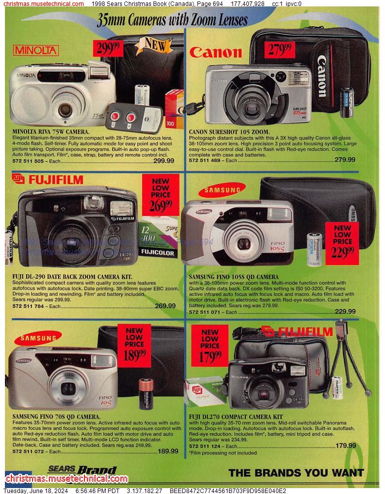 1998 Sears Christmas Book (Canada), Page 694