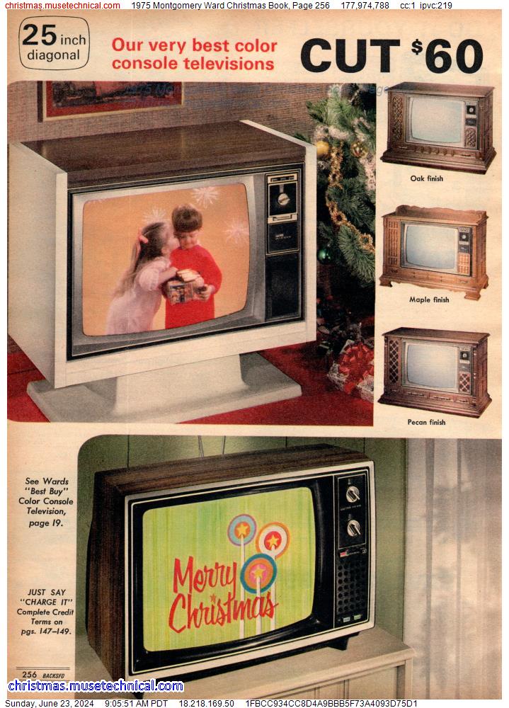 1975 Montgomery Ward Christmas Book, Page 256