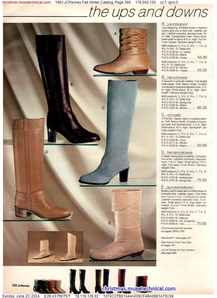1983 JCPenney Fall Winter Catalog, Page 388