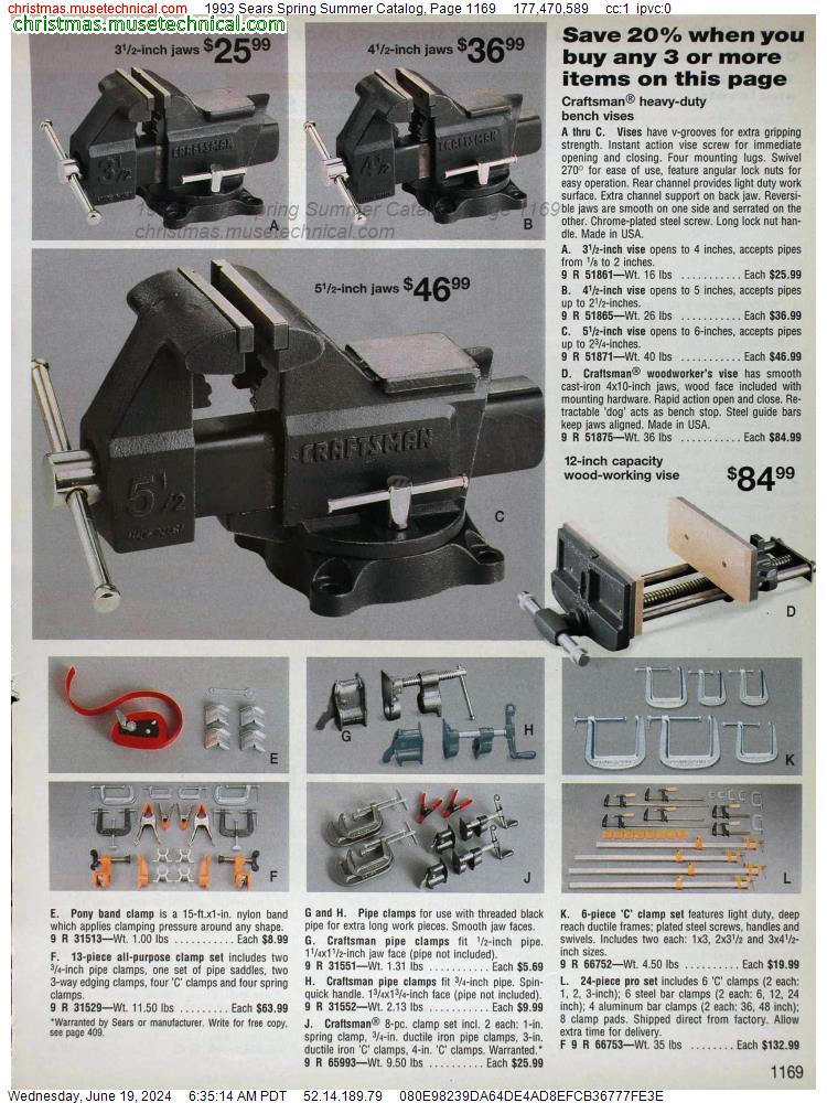 1993 Sears Spring Summer Catalog, Page 1169