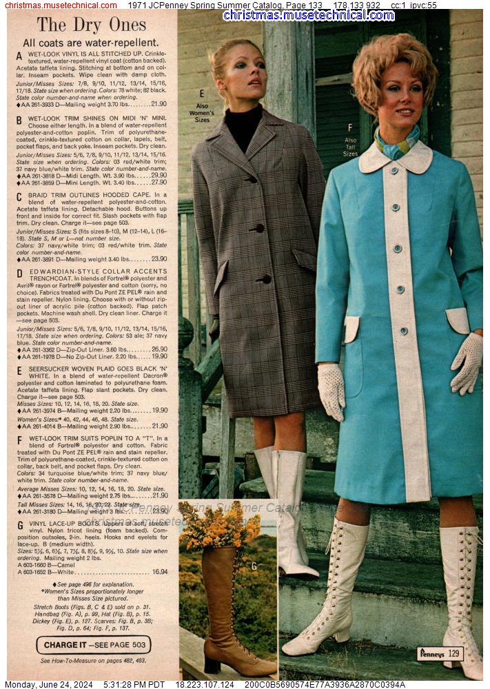 1971 JCPenney Spring Summer Catalog, Page 133