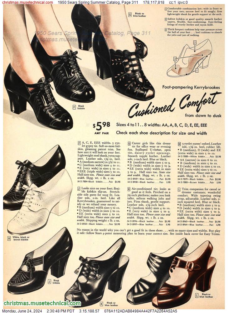 1950 Sears Spring Summer Catalog, Page 311