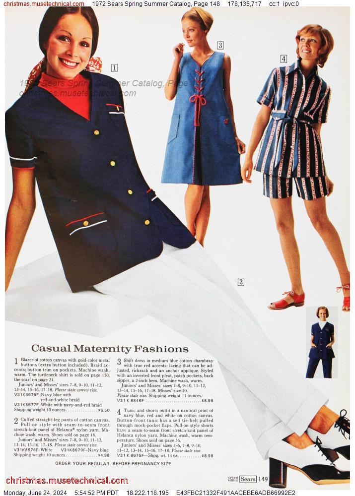 1972 Sears Spring Summer Catalog, Page 148