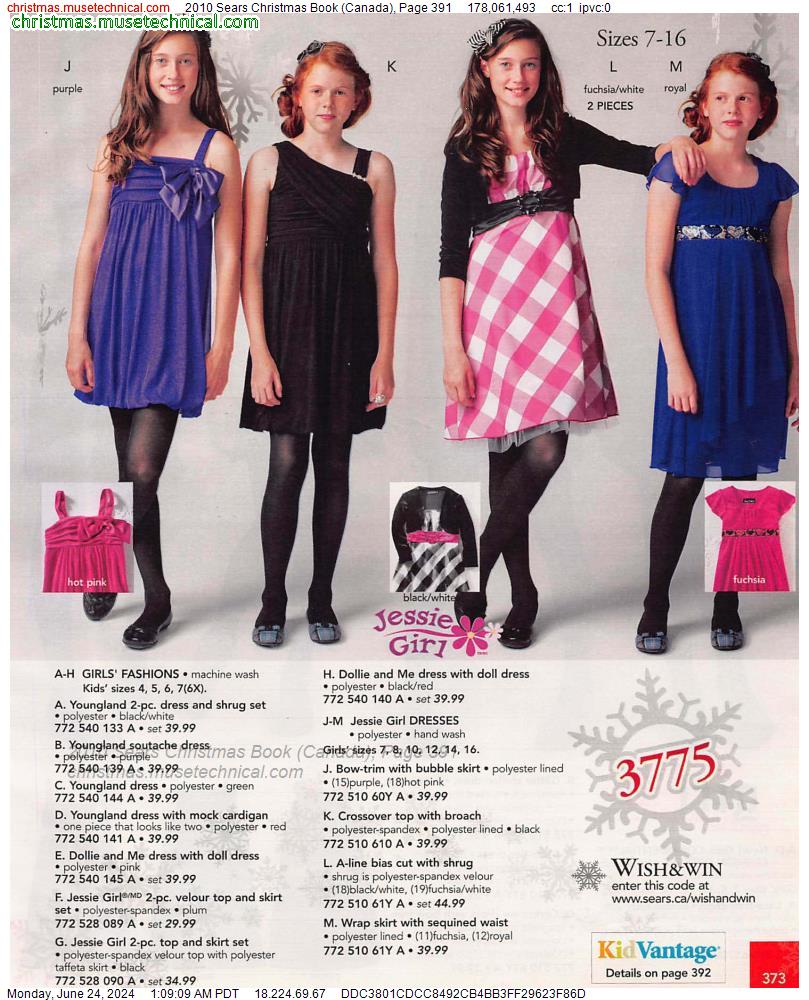 2010 Sears Christmas Book (Canada), Page 391