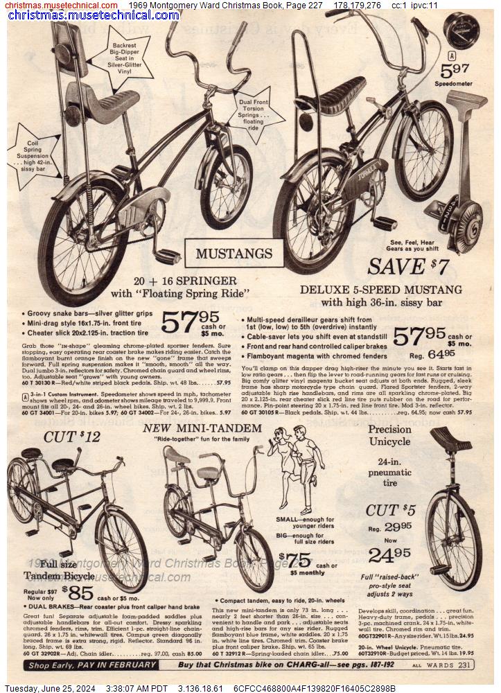 1969 Montgomery Ward Christmas Book, Page 227