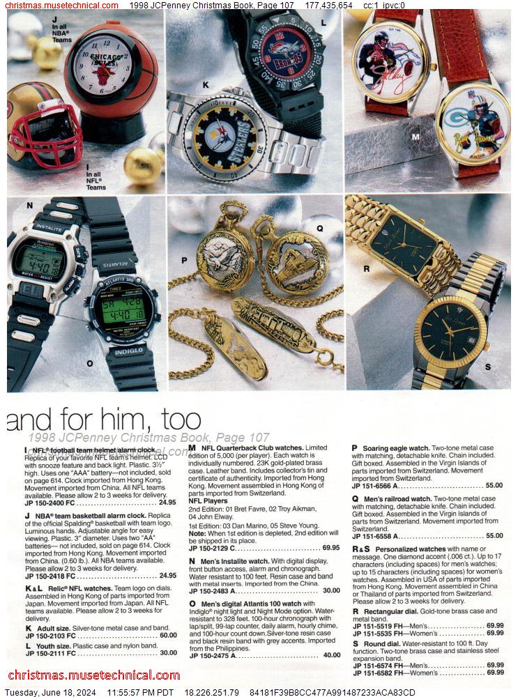 1998 JCPenney Christmas Book, Page 107