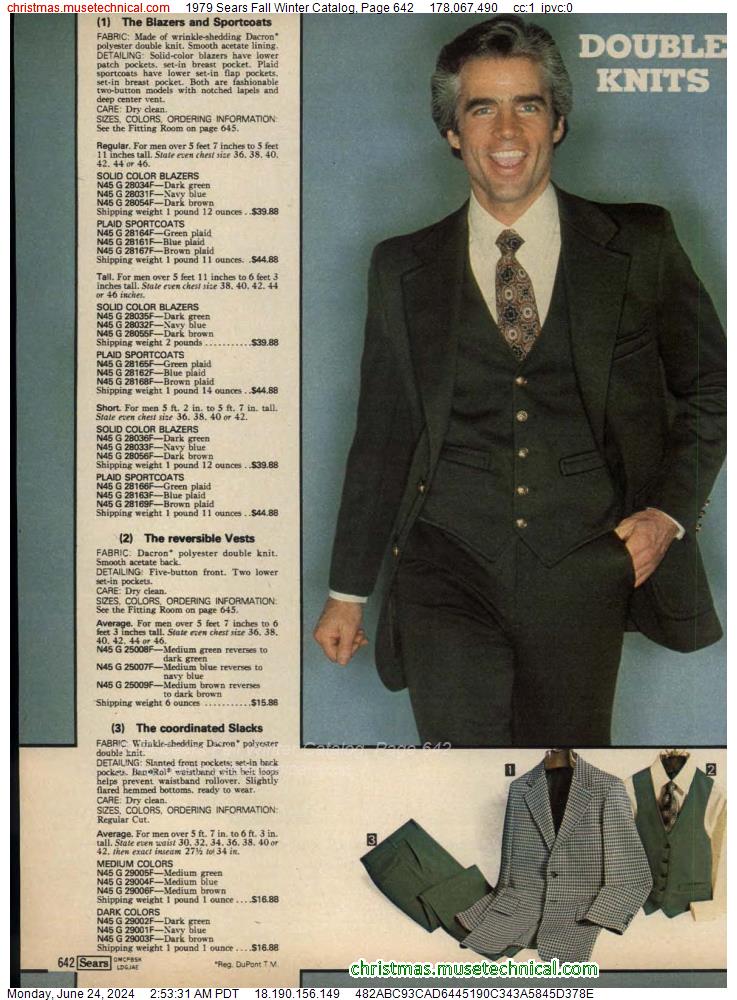 1979 Sears Fall Winter Catalog, Page 642