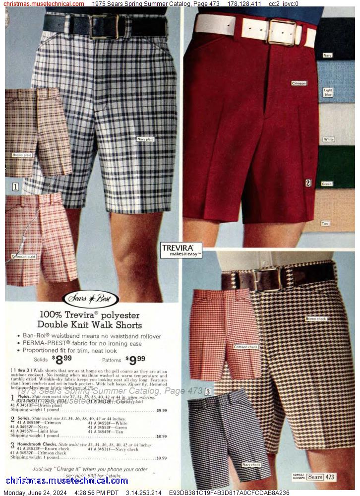 1975 Sears Spring Summer Catalog, Page 473