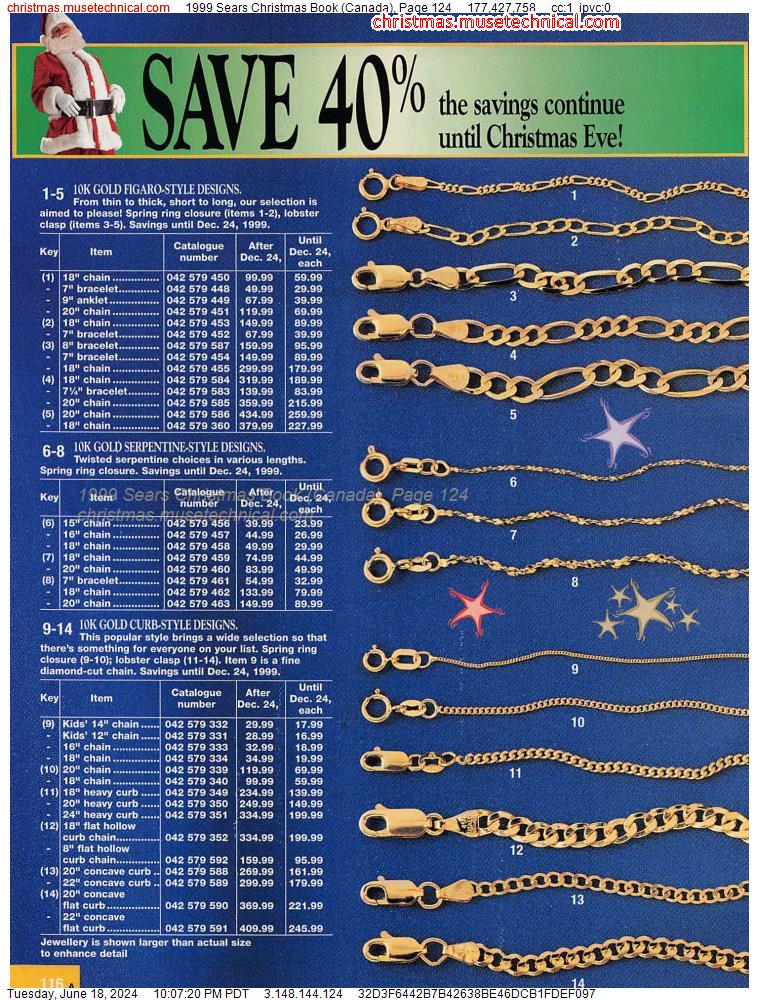 1999 Sears Christmas Book (Canada), Page 124