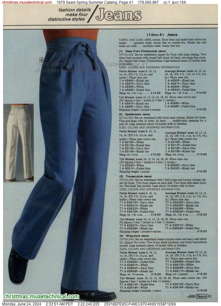 1979 Sears Spring Summer Catalog, Page 41