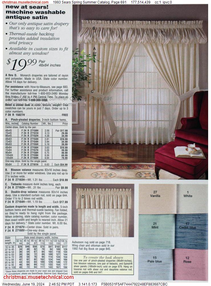 1993 Sears Spring Summer Catalog, Page 691