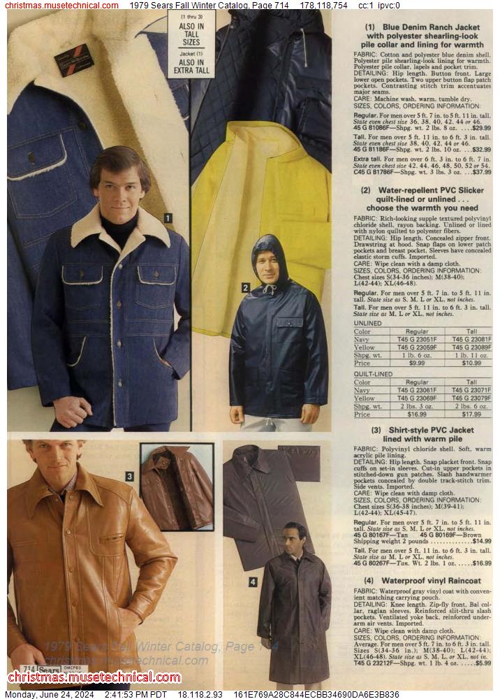 1979 Sears Fall Winter Catalog, Page 714