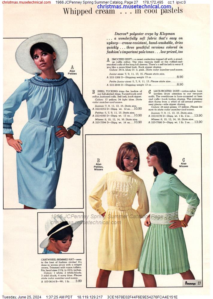 1966 JCPenney Spring Summer Catalog, Page 27