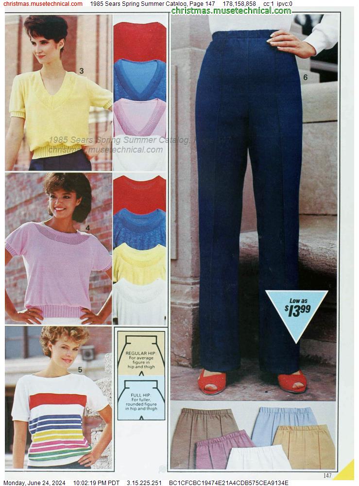 1985 Sears Spring Summer Catalog, Page 147