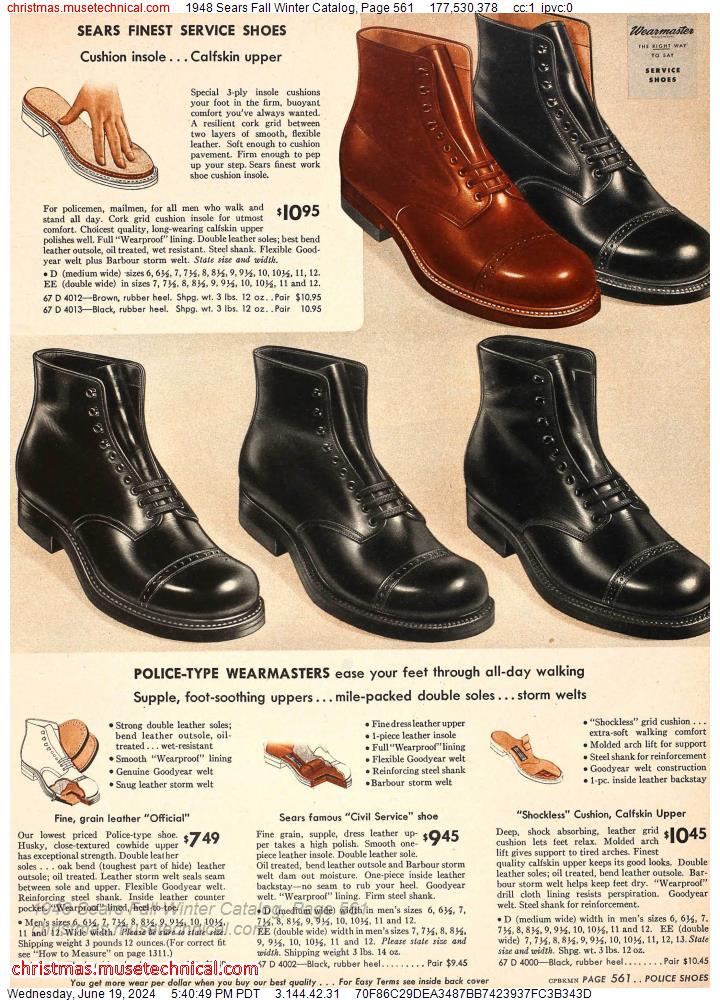 1948 Sears Fall Winter Catalog, Page 561