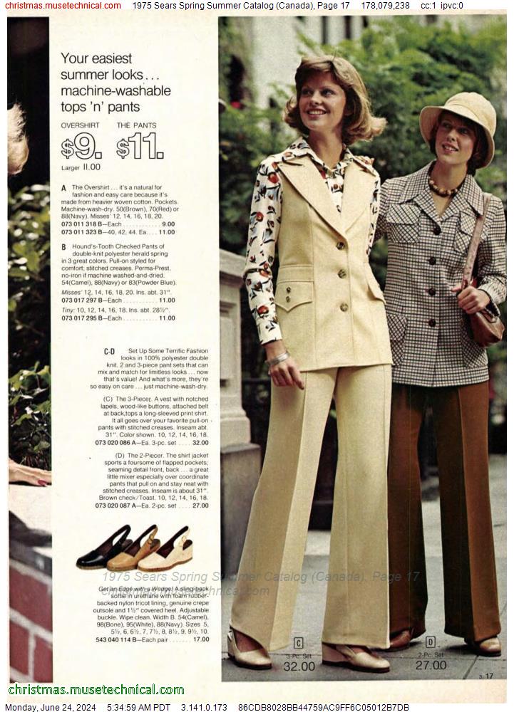 1975 Sears Spring Summer Catalog (Canada), Page 17
