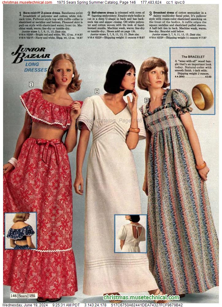 1975 Sears Spring Summer Catalog, Page 146