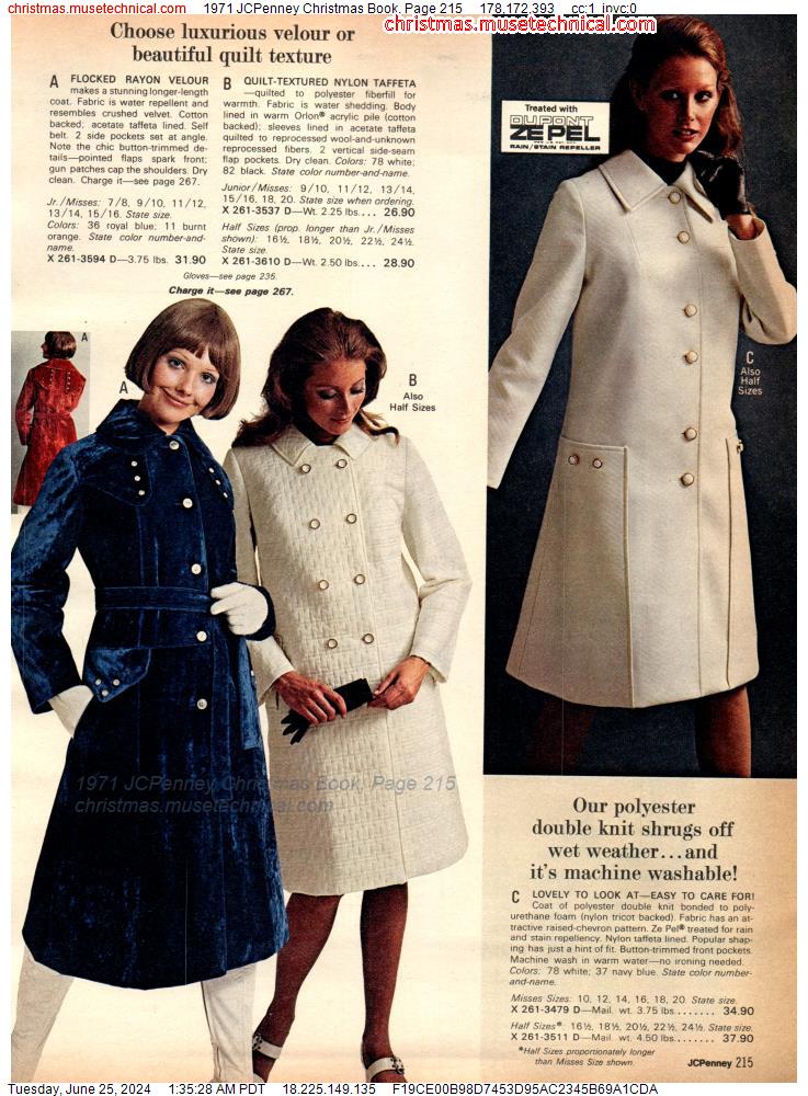 1971 JCPenney Christmas Book, Page 215
