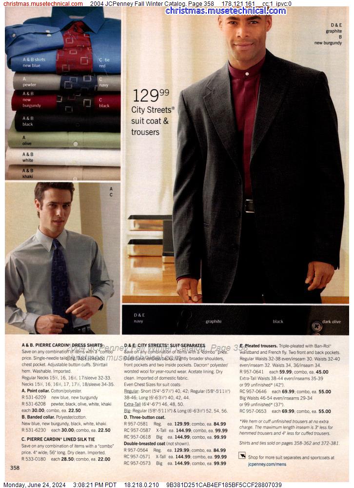 2004 JCPenney Fall Winter Catalog, Page 358