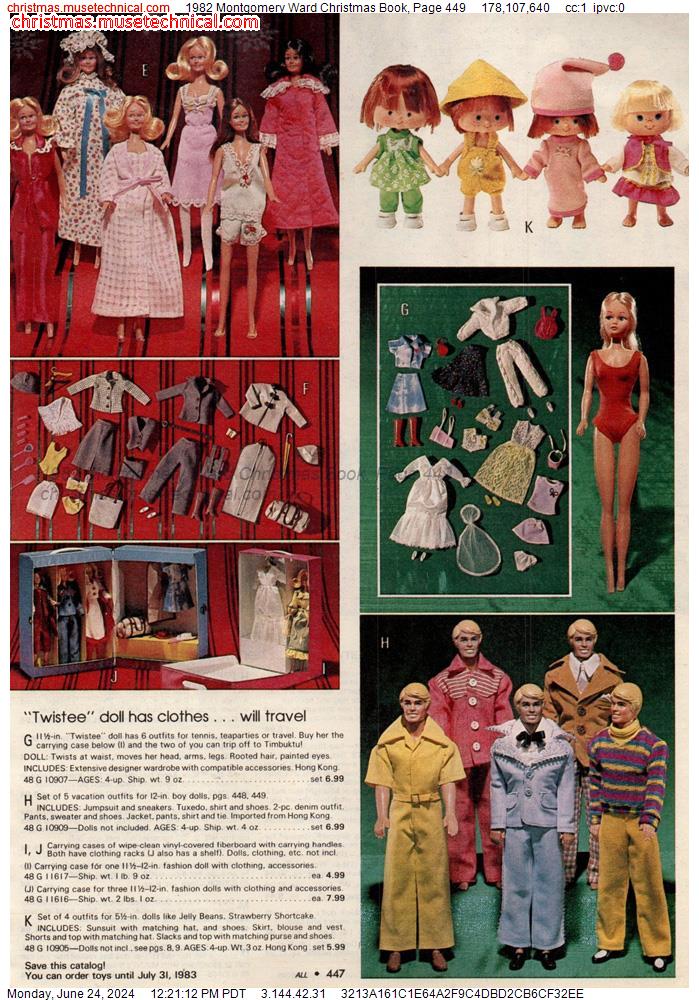 1982 Montgomery Ward Christmas Book, Page 449