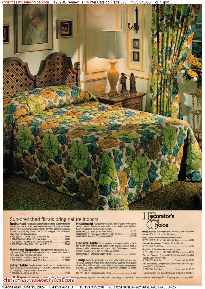 1969 JCPenney Fall Winter Catalog, Page 878