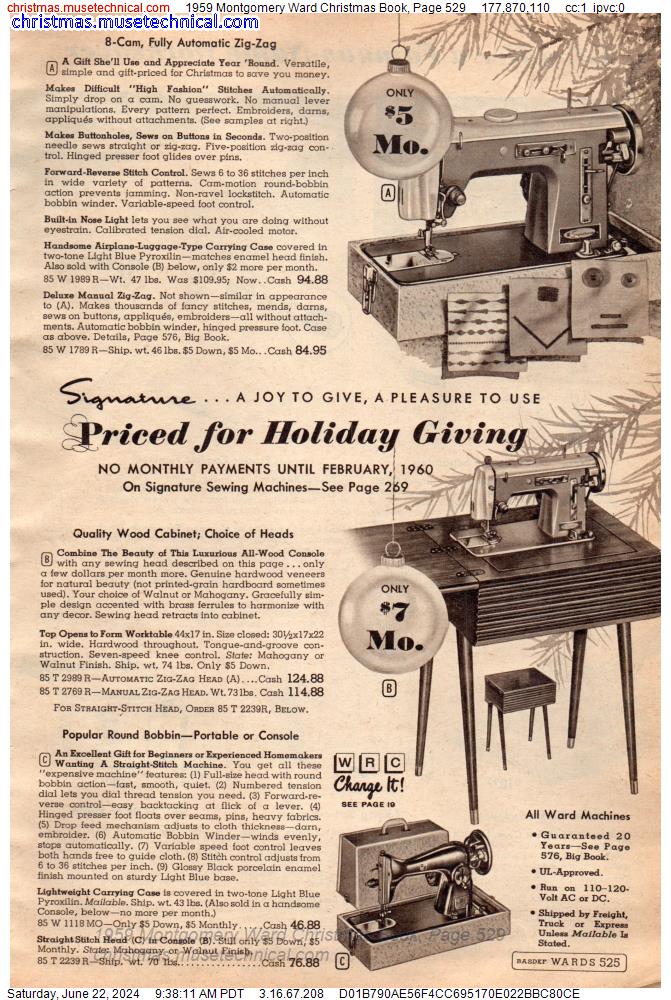 1959 Montgomery Ward Christmas Book, Page 529