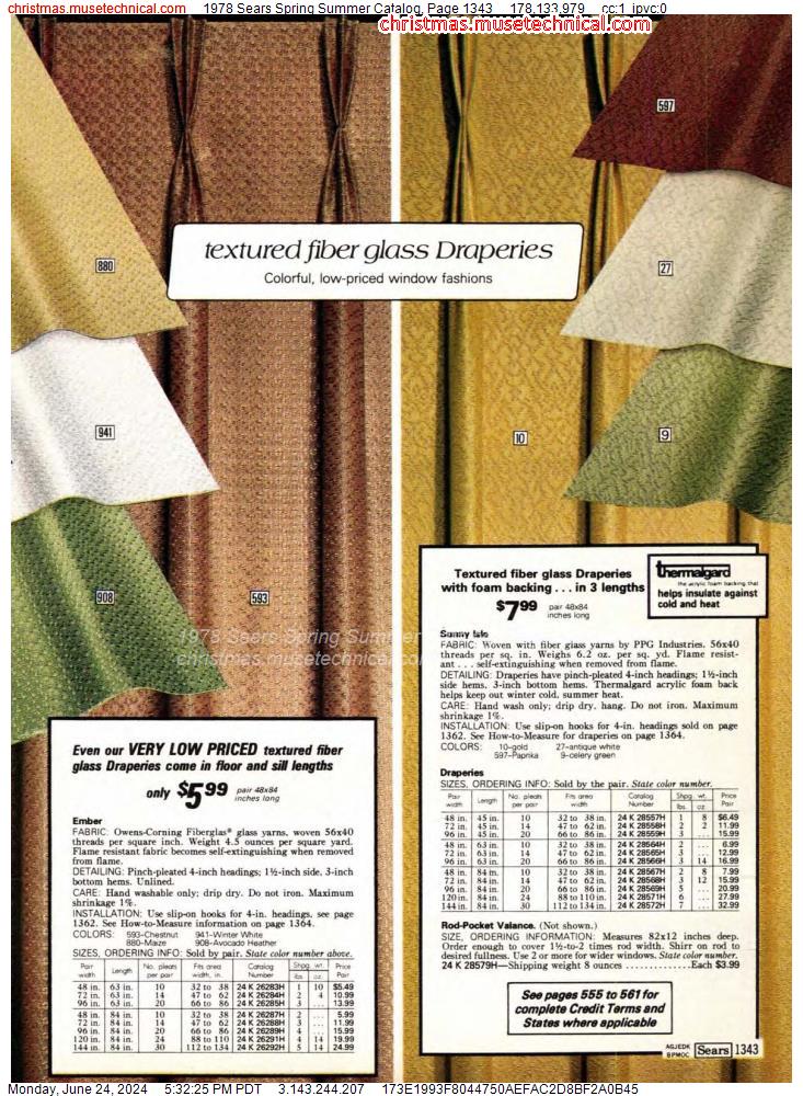 1978 Sears Spring Summer Catalog, Page 1343