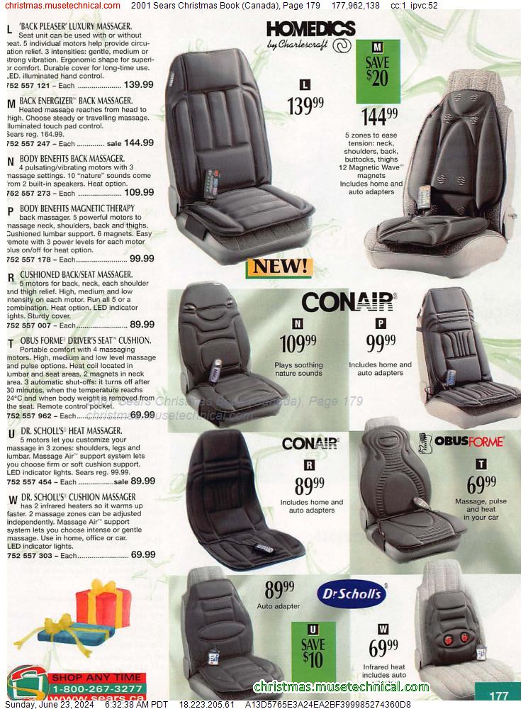 2001 Sears Christmas Book (Canada), Page 179