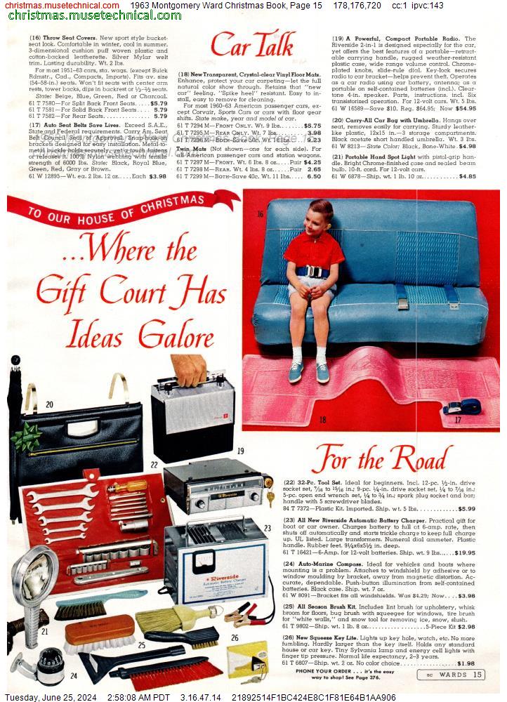1963 Montgomery Ward Christmas Book, Page 15