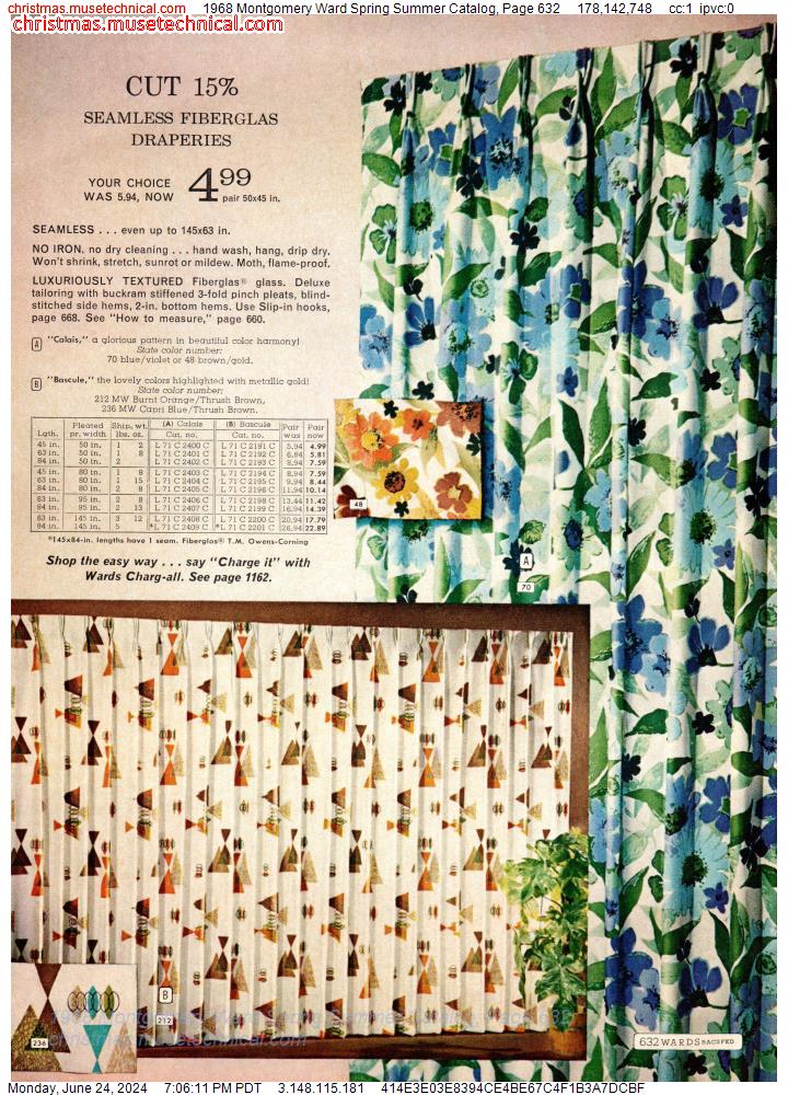 1968 Montgomery Ward Spring Summer Catalog, Page 632