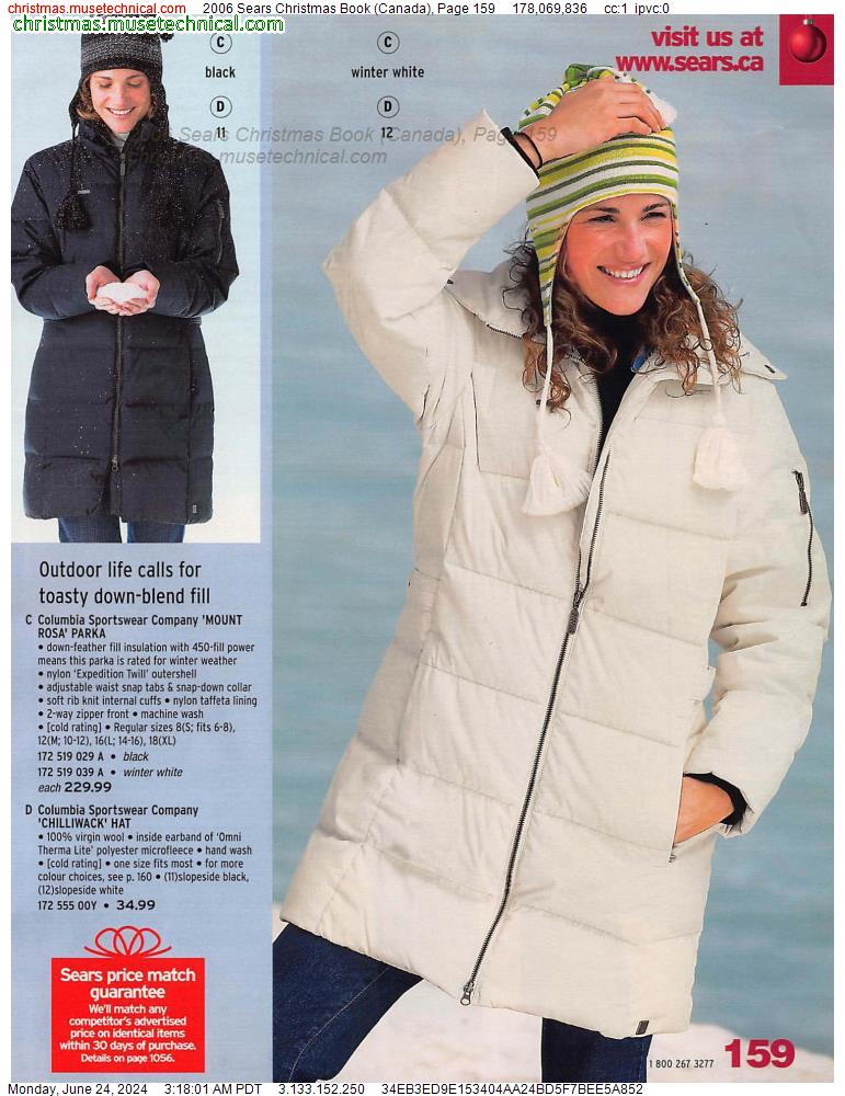 2006 Sears Christmas Book (Canada), Page 159