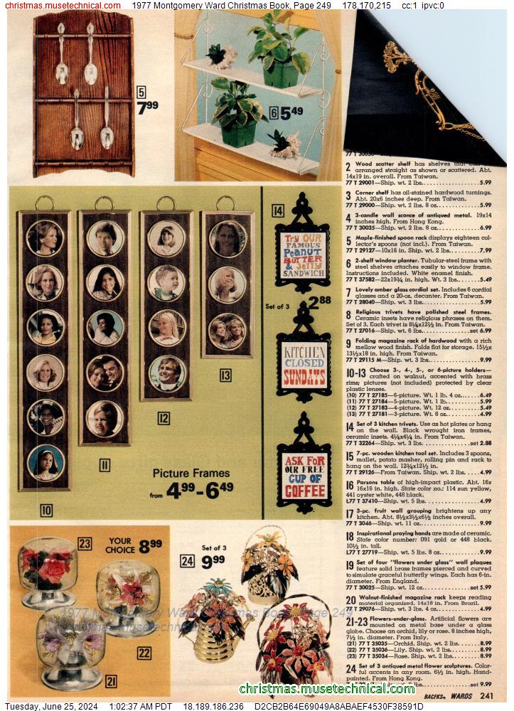 1977 Montgomery Ward Christmas Book, Page 249