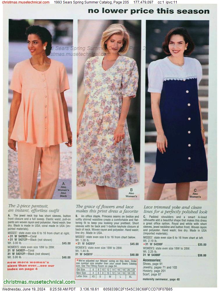 1993 Sears Spring Summer Catalog, Page 205