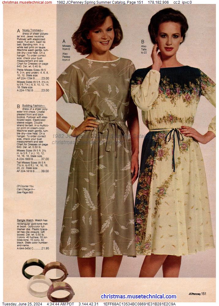 1982 JCPenney Spring Summer Catalog, Page 151