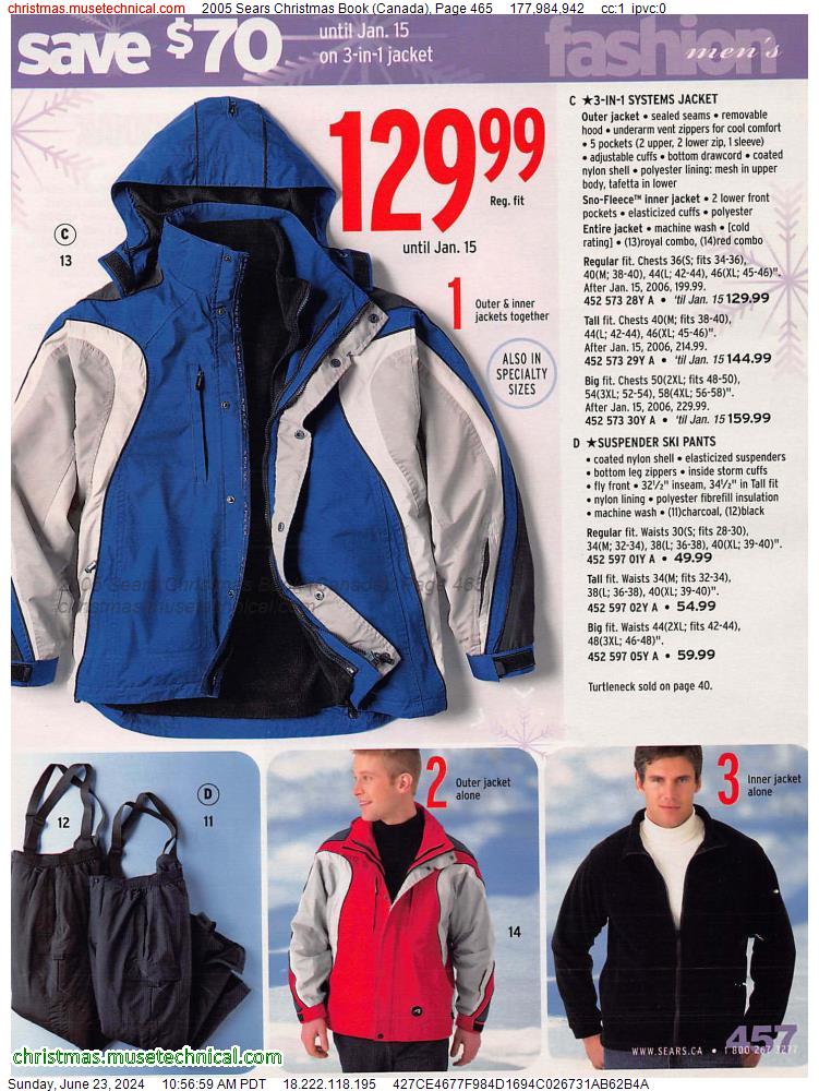 2005 Sears Christmas Book (Canada), Page 465