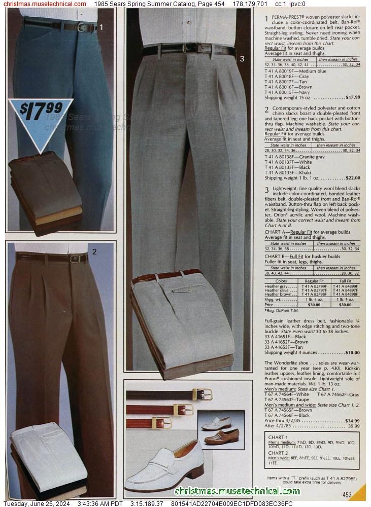1985 Sears Spring Summer Catalog, Page 454