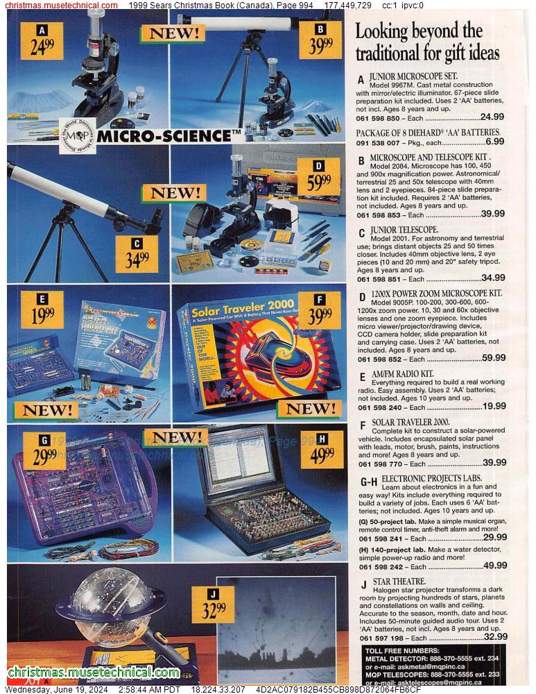 1999 Sears Christmas Book (Canada), Page 994