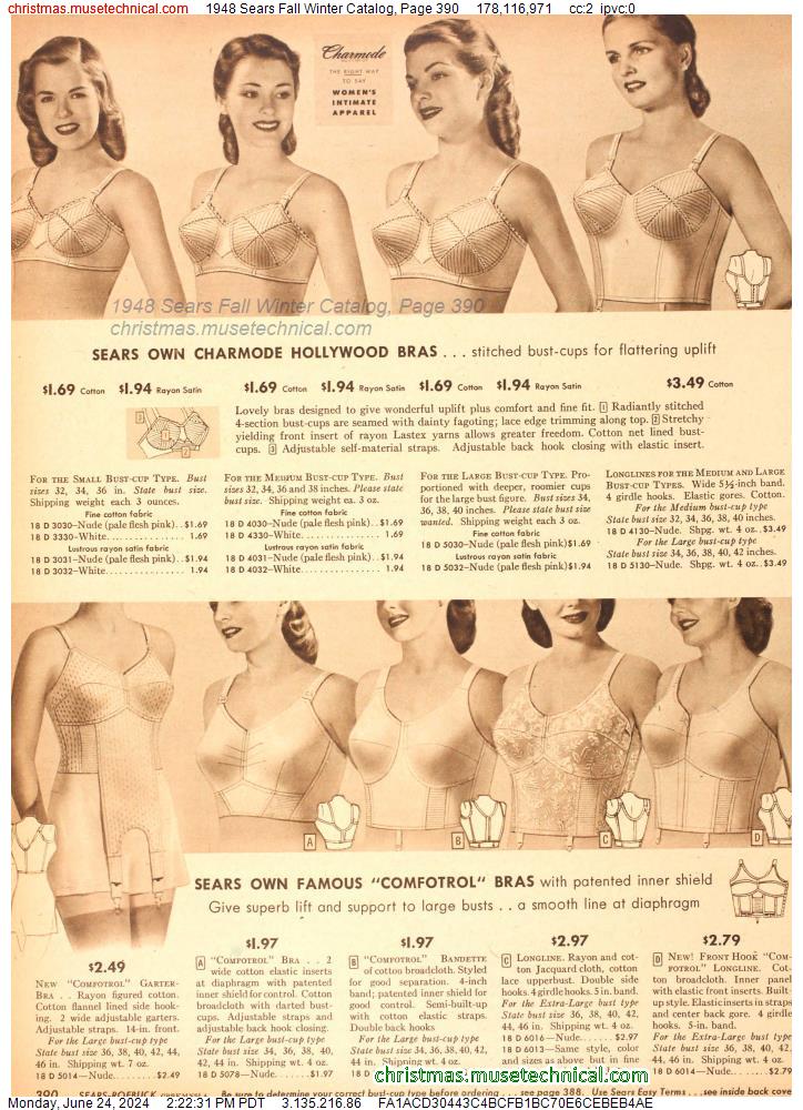 1948 Sears Fall Winter Catalog, Page 390