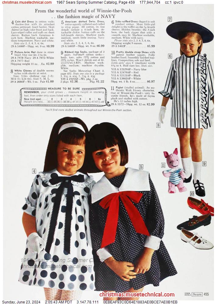 1967 Sears Spring Summer Catalog, Page 459