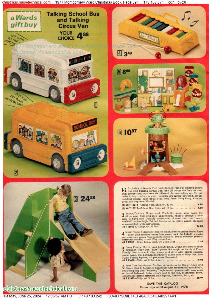 1977 Montgomery Ward Christmas Book, Page 394