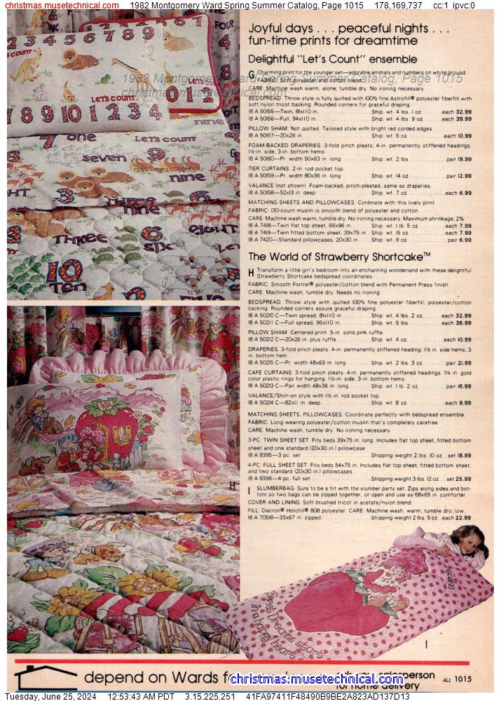 1982 Montgomery Ward Spring Summer Catalog, Page 1015