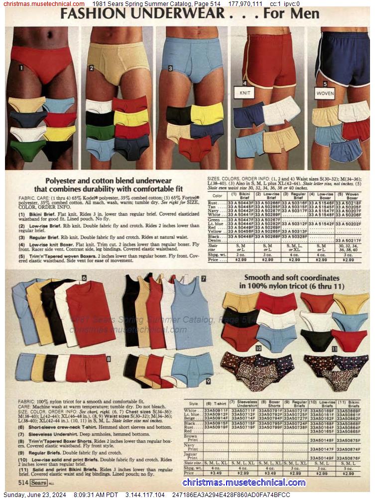 1981 Sears Spring Summer Catalog, Page 514