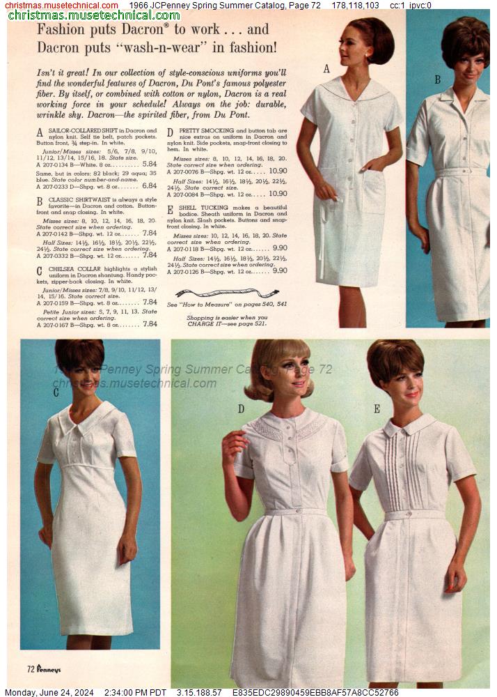 1966 JCPenney Spring Summer Catalog, Page 72