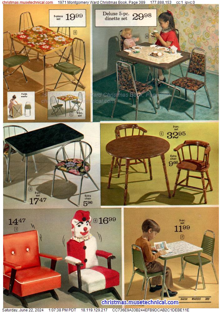 1971 Montgomery Ward Christmas Book, Page 389