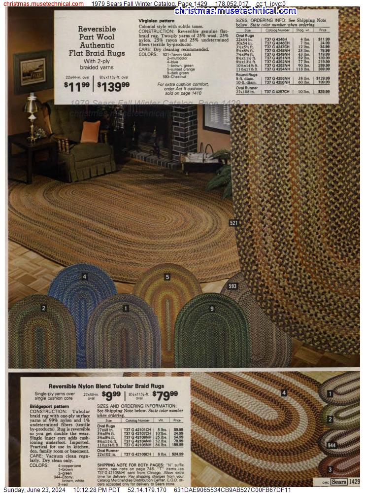 1979 Sears Fall Winter Catalog, Page 1429
