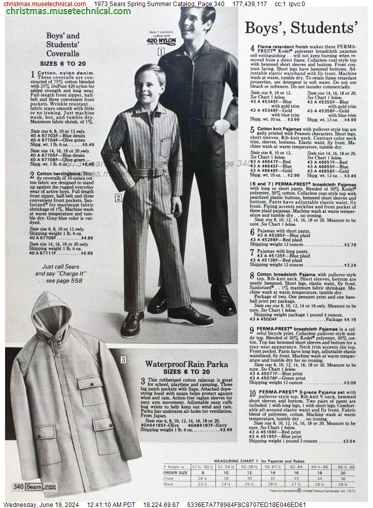 1973 Sears Spring Summer Catalog, Page 340