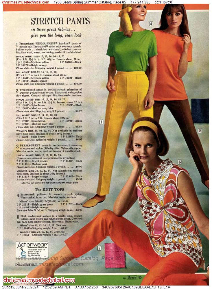 1968 Sears Spring Summer Catalog, Page 85